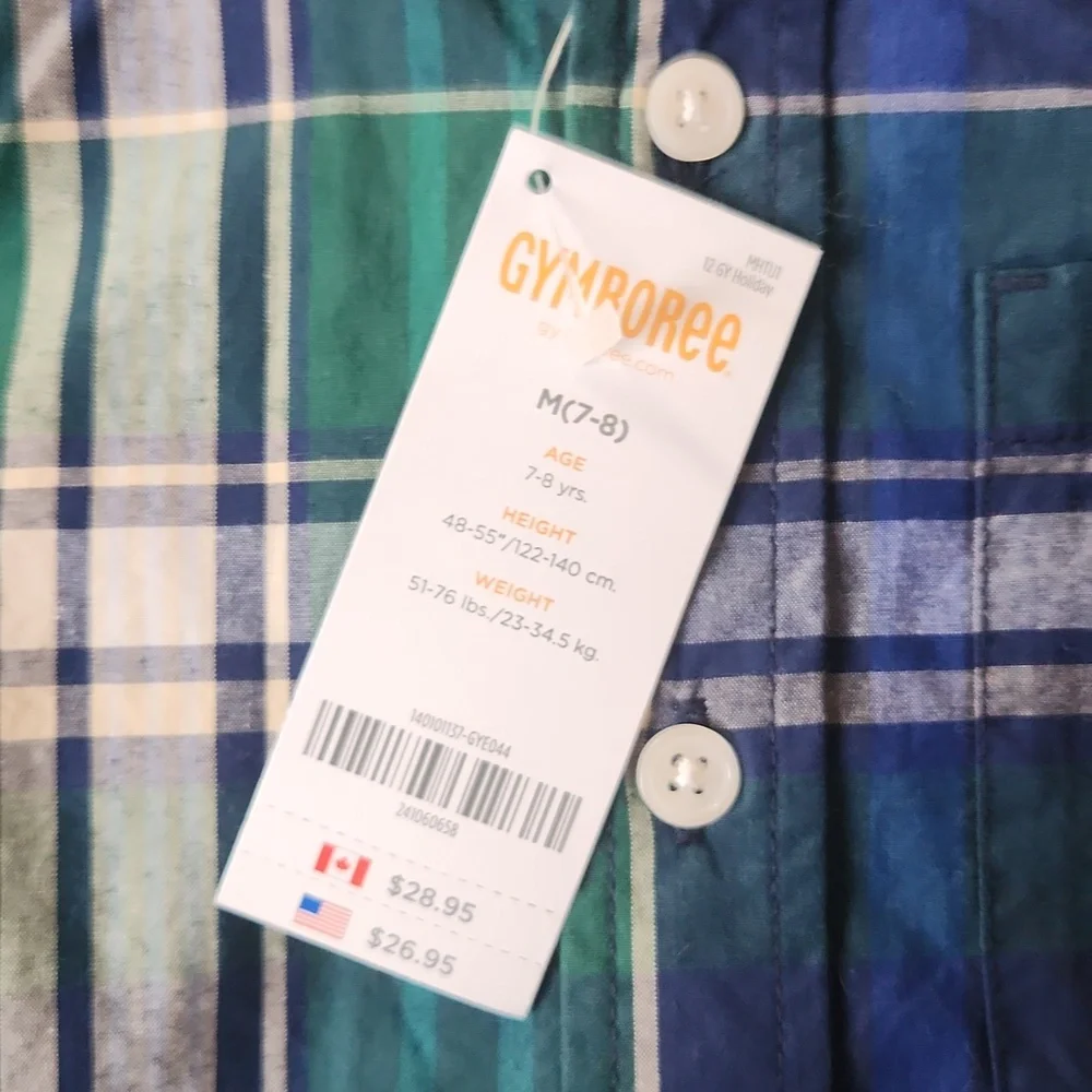 NWT boy's button down - Picture 2 of 3